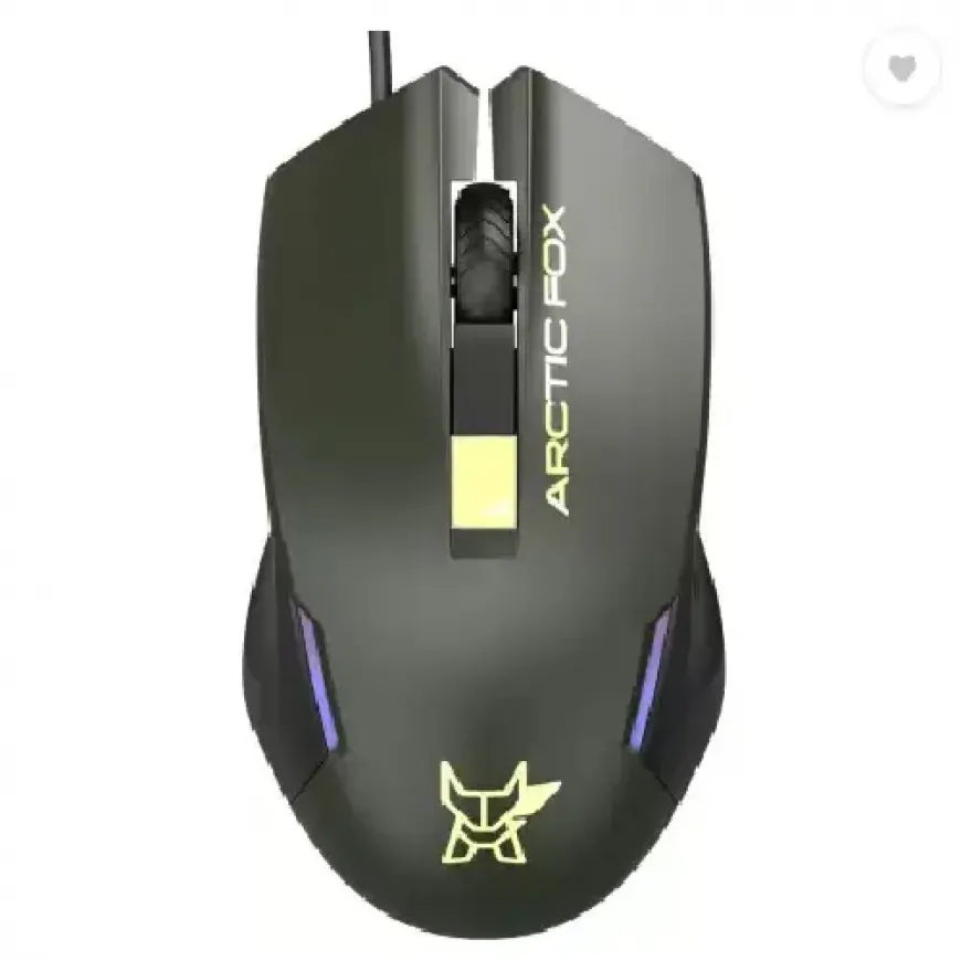 Arctic Fox Breathing Lights and DPI Upto 3600 Wired Optical Gaming Mouse